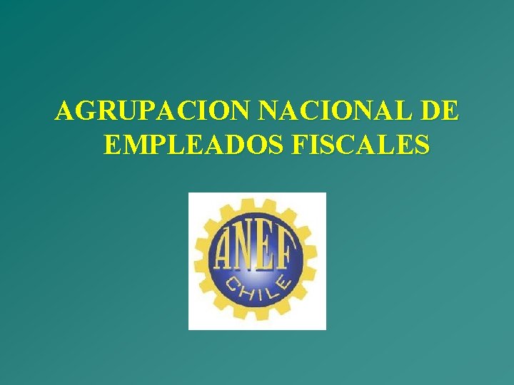 AGRUPACION NACIONAL DE EMPLEADOS FISCALES 