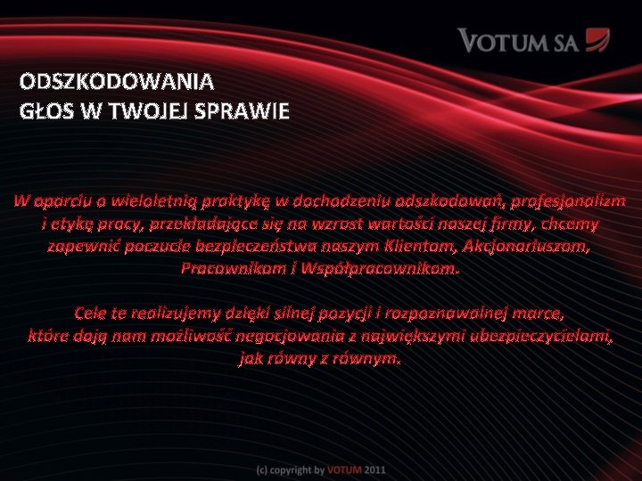 ODSZKODOWANIA GŁOS W TWOJEJ SPRAWIE 