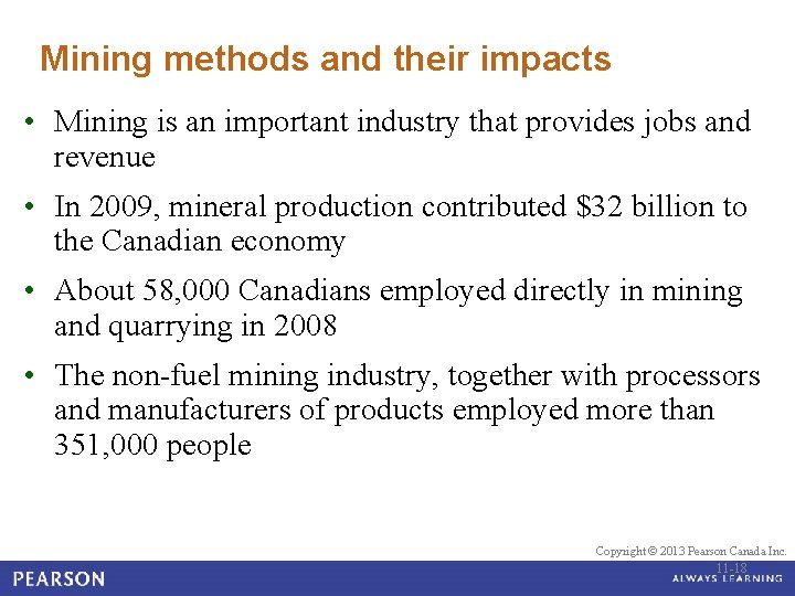 11 Mineral Resources and Mining Power Point Slides