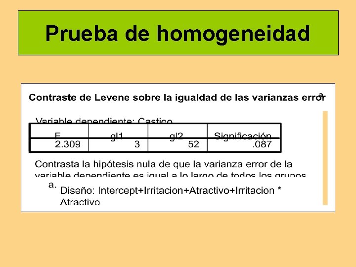 Prueba de homogeneidad 