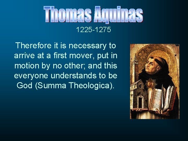 1225 -1275 Therefore it is necessary to arrive at a first mover, put in