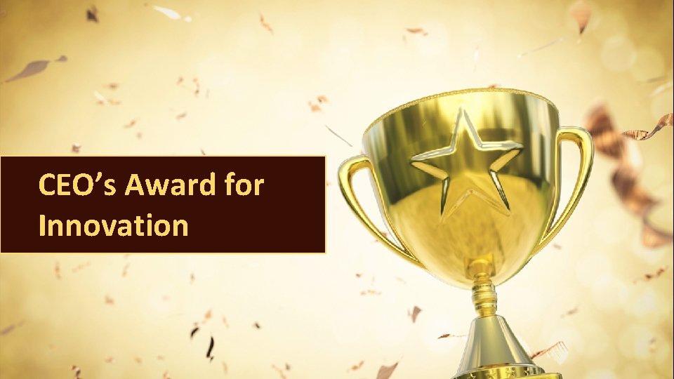 CEO’s Award for Innovation 