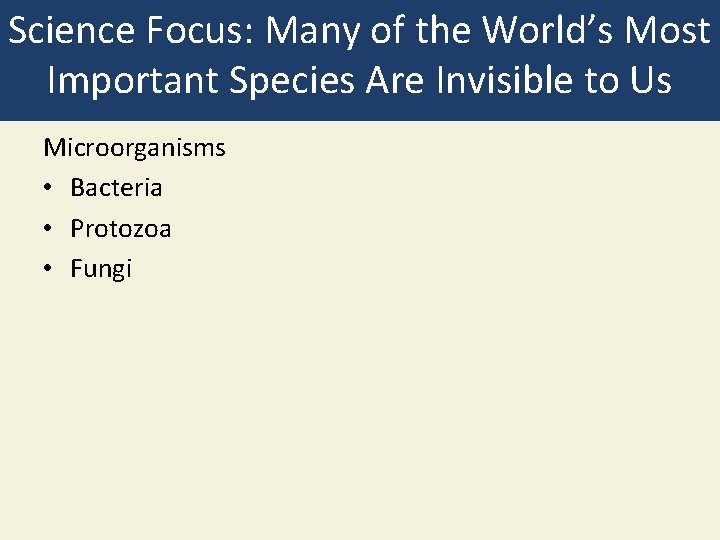 Science Focus: Many of the World’s Most Important Species Are Invisible to Us Microorganisms