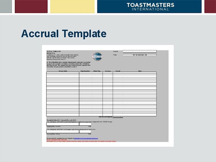 Accrual Template 