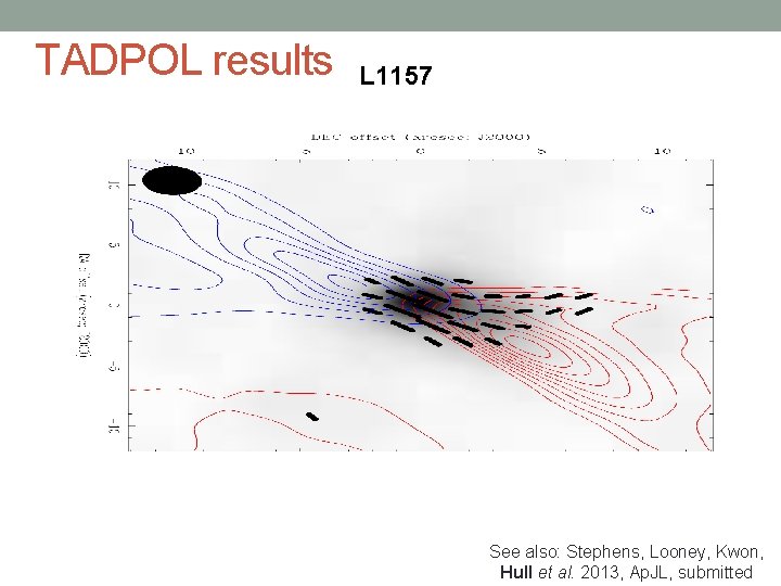 TADPOL results L 1157 See also: Stephens, Looney, Kwon, Hull et al. 2013, Ap.