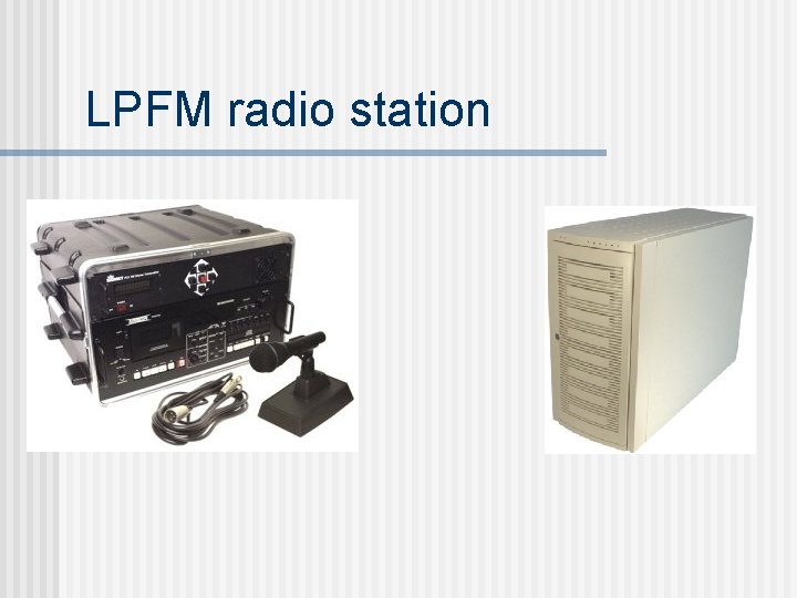 LPFM radio station 