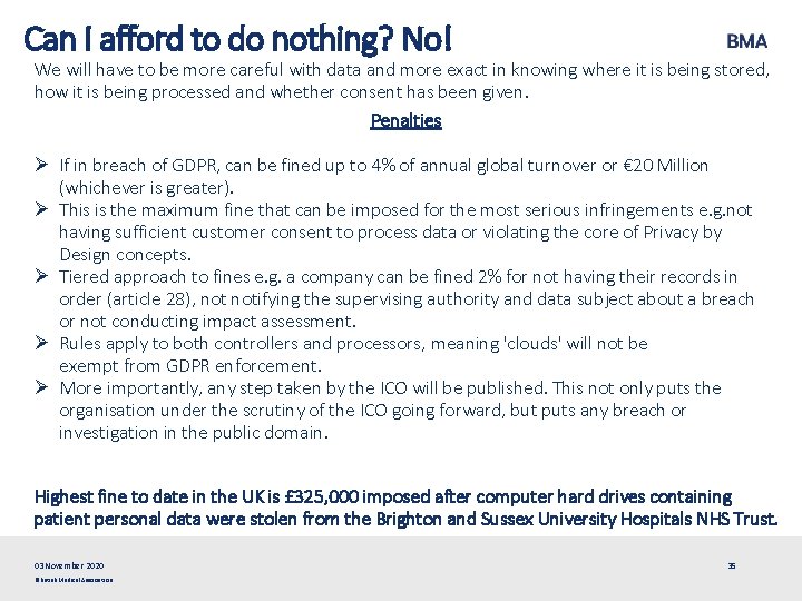 Can I afford to do nothing? No! We will have to be more careful