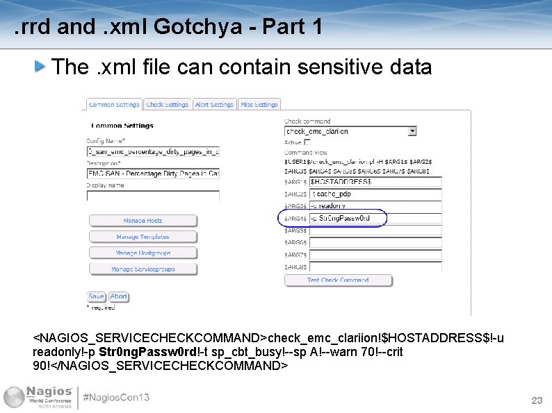 . rrd and. xml Gotchya - Part 1 The. xml file can contain sensitive