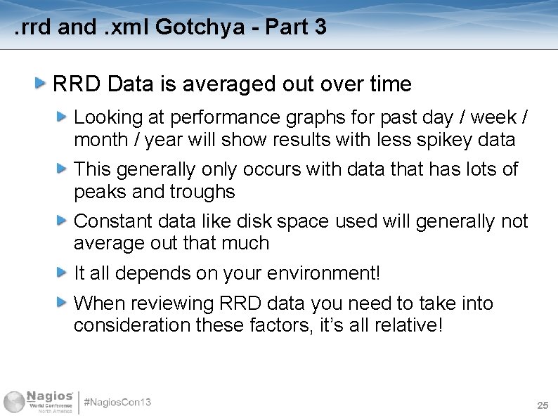 . rrd and. xml Gotchya - Part 3 RRD Data is averaged out over