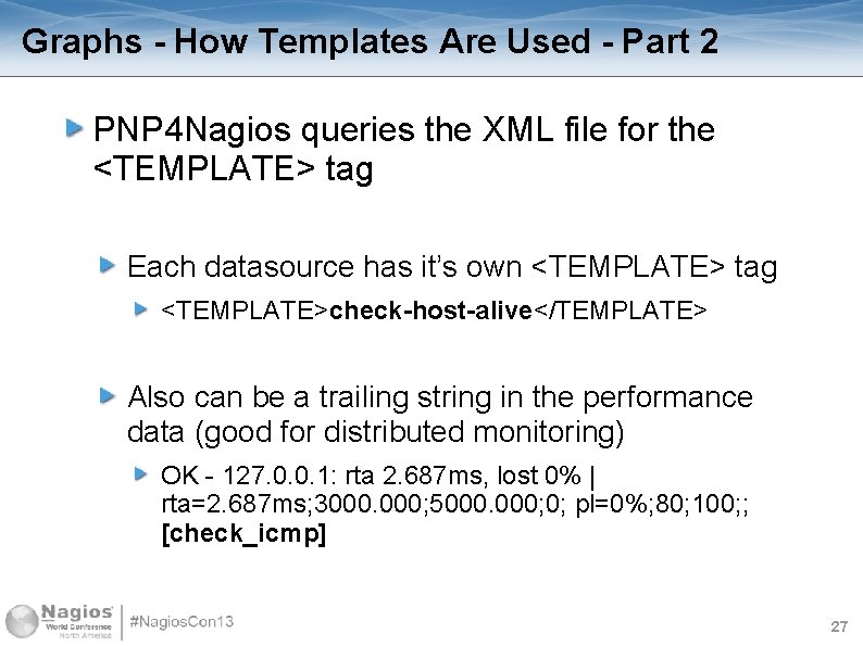 Graphs - How Templates Are Used - Part 2 PNP 4 Nagios queries the
