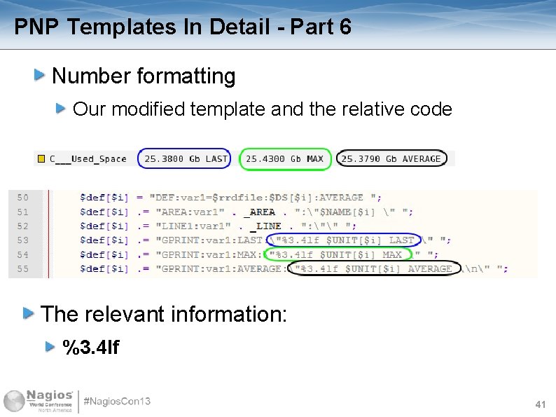 PNP Templates In Detail - Part 6 Number formatting Our modified template and the