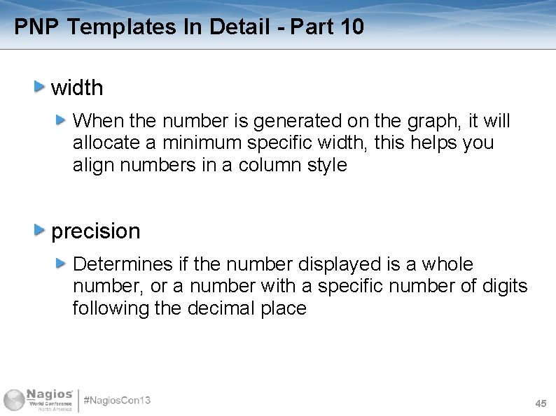 PNP Templates In Detail - Part 10 width When the number is generated on
