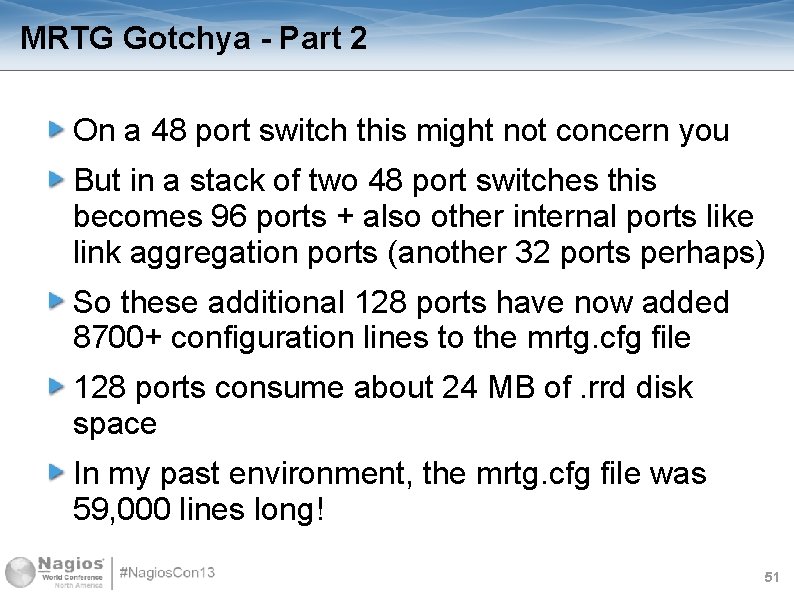 MRTG Gotchya - Part 2 On a 48 port switch this might not concern
