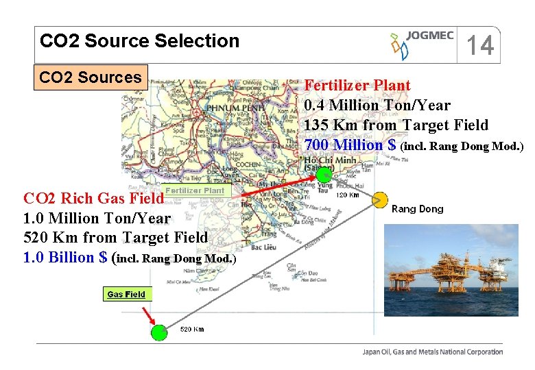 CO 2 Source Selection CO 2 Sources CO 2 Rich Gas Field 1. 0