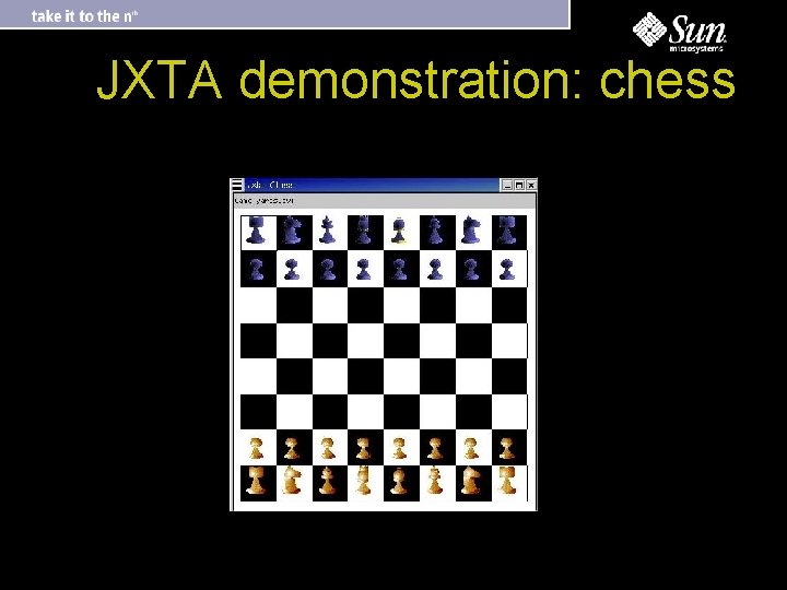 JXTA demonstration: chess 