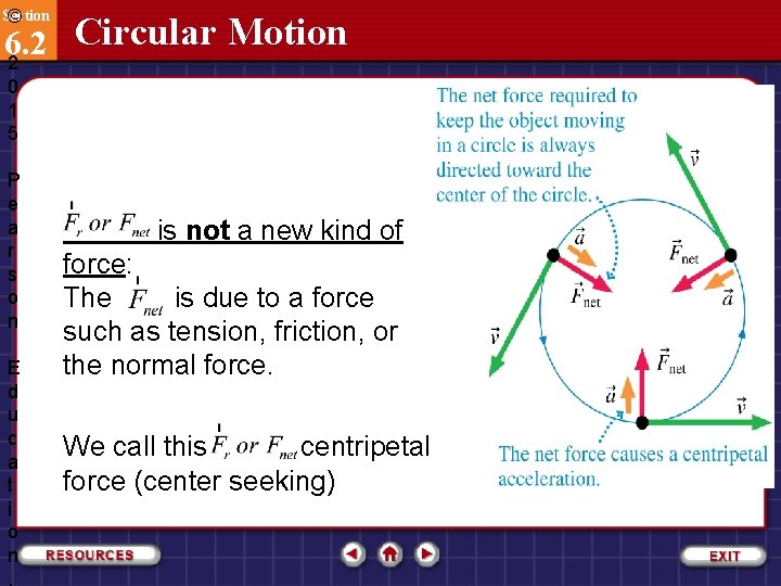 Section © Circular Motion 6. 2 2 0 1 5 P e a r