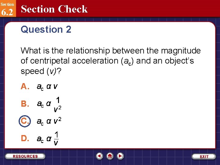 Section 6. 2 Section Check Question 2 What is the relationship between the magnitude