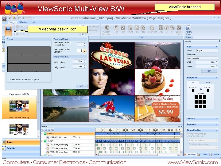 View. Sonic Multi-View S/W Video Wall design Icon View. Sonic branded 