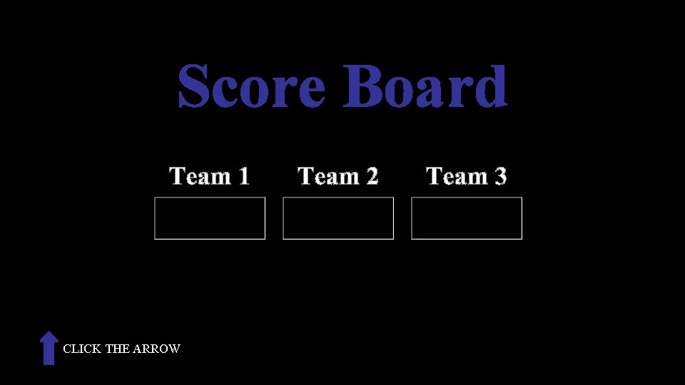 Score Board CLICK THE ARROW 