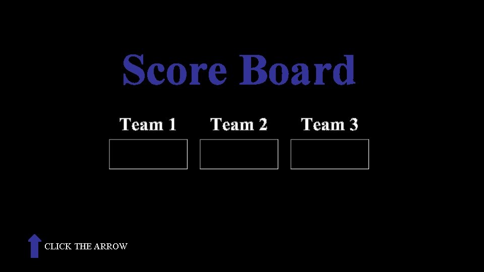 Score Board CLICK THE ARROW 