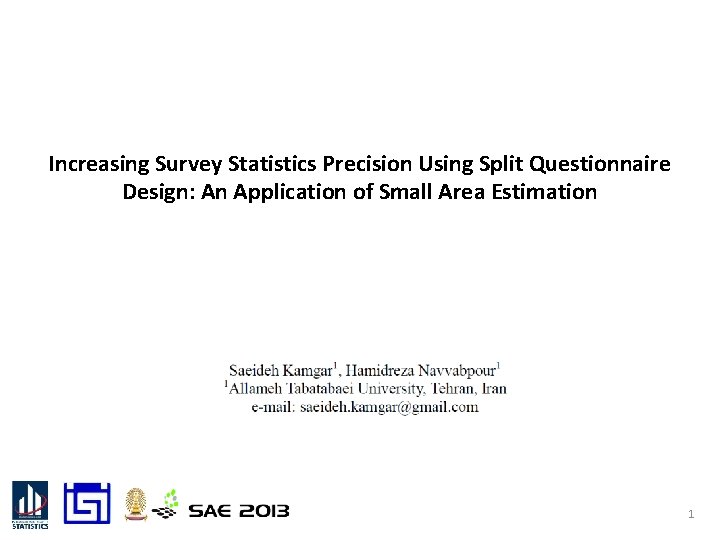 Increasing Survey Statistics Precision Using Split Questionnaire Design: An Application of Small Area Estimation