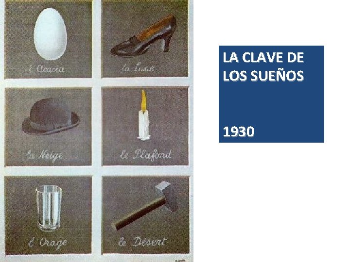 LA CLAVE DE LOS SUEÑOS 1930 