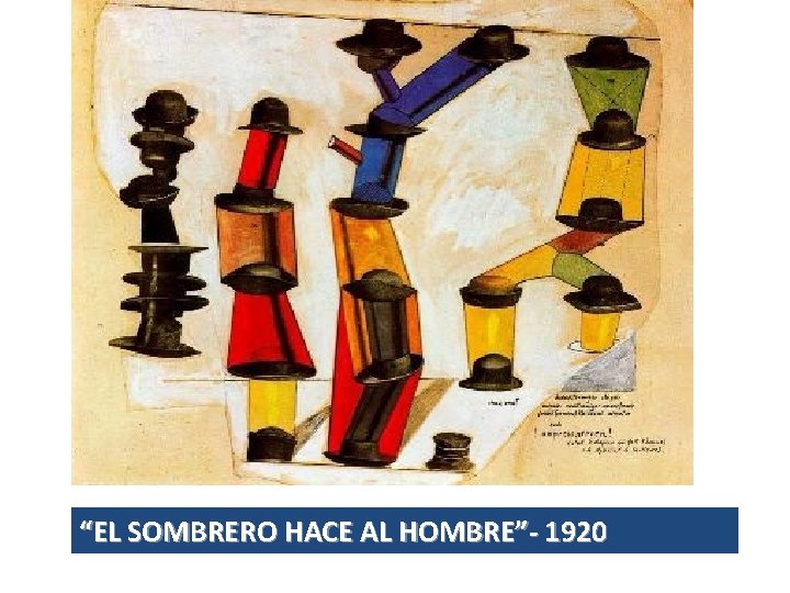 “EL SOMBRERO HACE AL HOMBRE”- 1920 