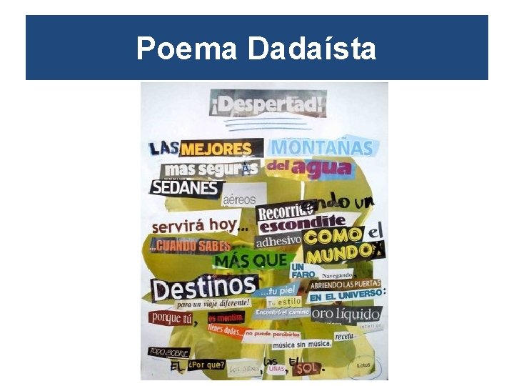 Poema Dadaísta 