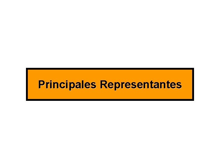 Principales Representantes 