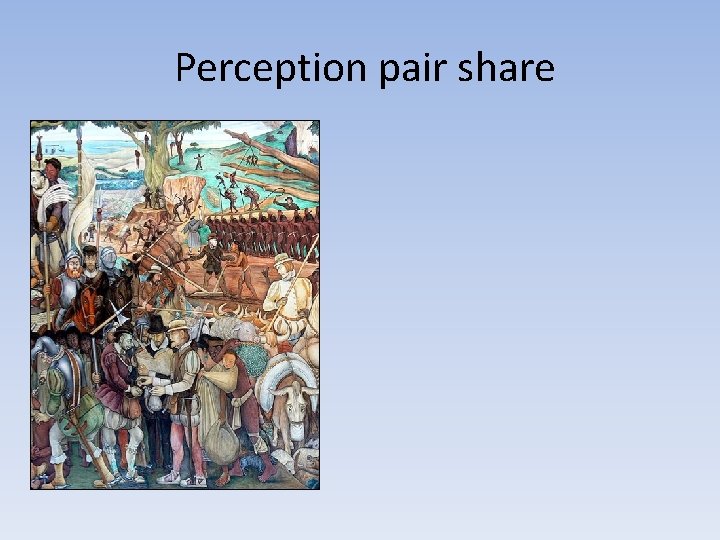 Perception pair share Perception pair share