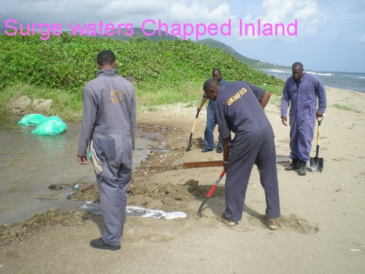 Surge waters Chapped Inland 11 