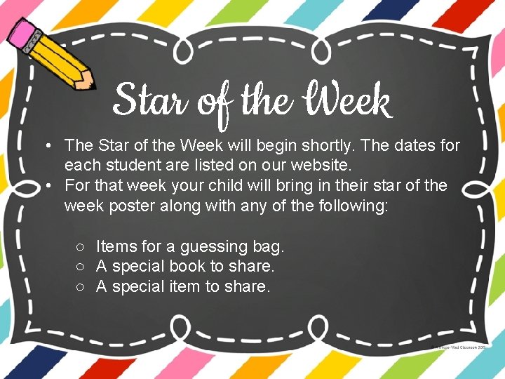 Star of the Week • The Star of the Week will begin shortly. The