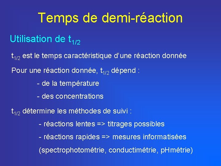 Suivi temporel dune raction chimique La spectrophotomtrie Le