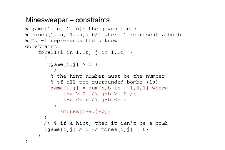 Constraint Programming An Introduction Hkan Kjellerstrand Hakankgmail Com