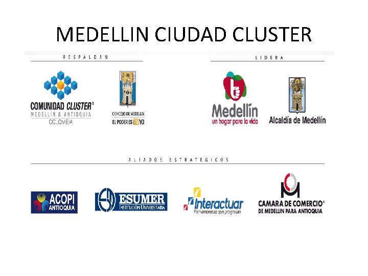 MEDELLIN CIUDAD CLUSTER 