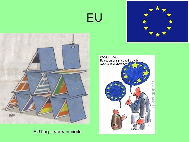 EU EU flag – stars in circle 