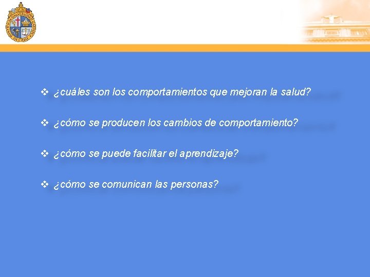 v ¿cuáles son los comportamientos que mejoran la salud? v ¿cómo se producen los