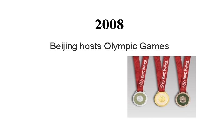 2008 Beijing hosts Olympic Games 