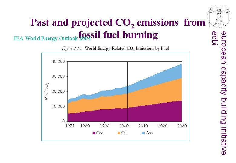 european capacity building initiative ecbi Past and projected CO 2 emissions from fuel burning
