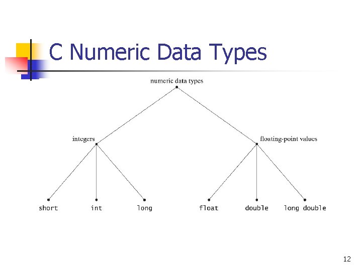 C Numeric Data Types 12 