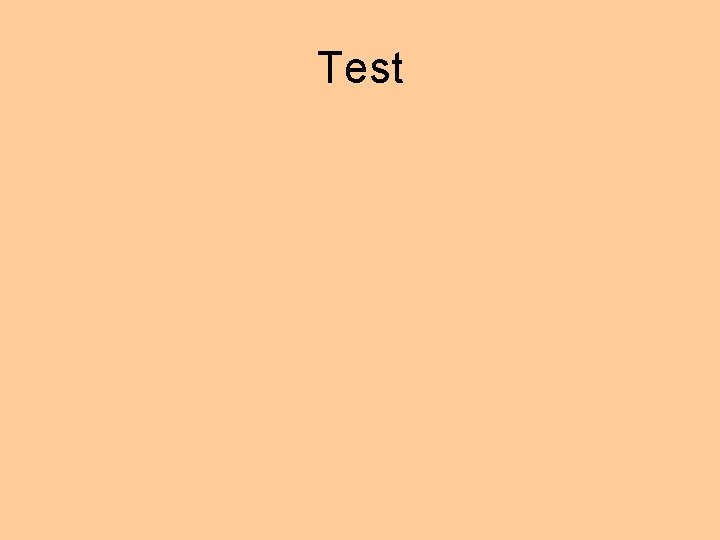 Test 