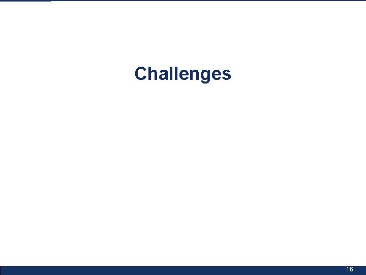 Challenges 16 