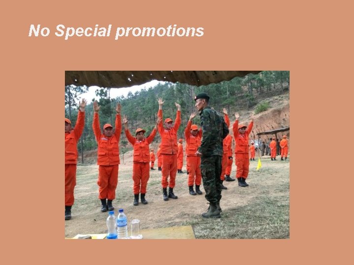 No Special promotions 