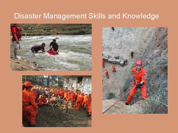 Disaster Management Skills and Knowledge 