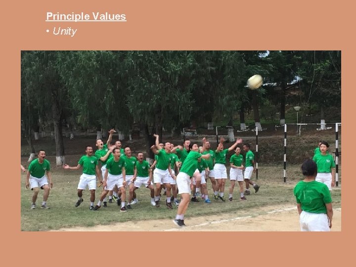 Principle Values • Unity 