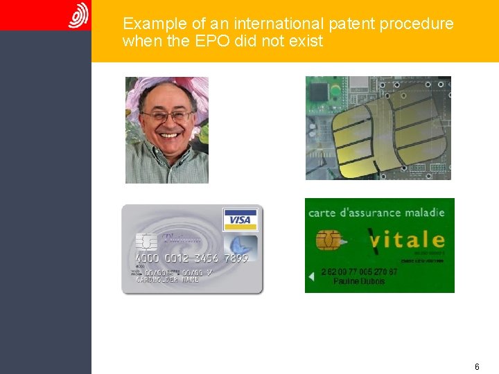 Example of an international patent procedure when the EPO did not exist 6 