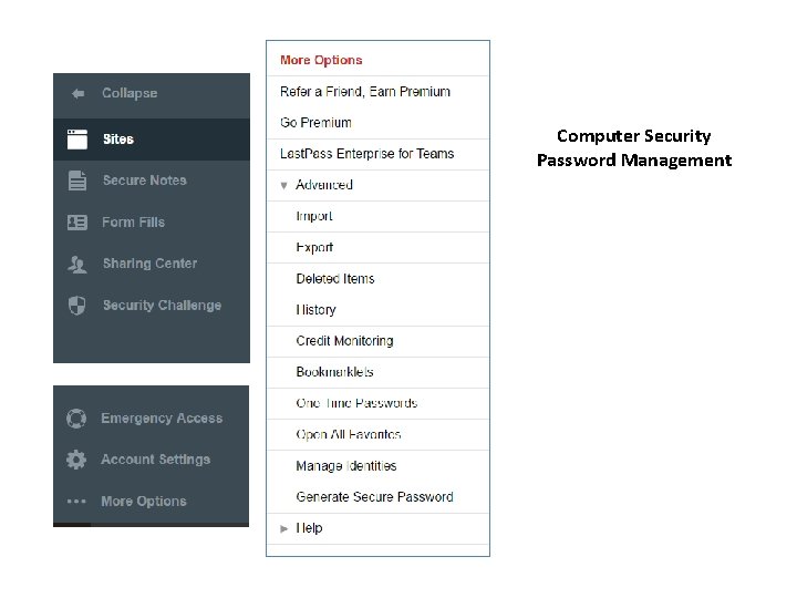 Computer Security Password Management 