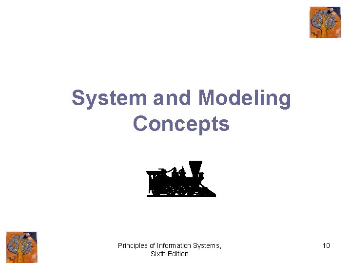 System and Modeling Concepts Principles of Information Systems, Sixth Edition 10 
