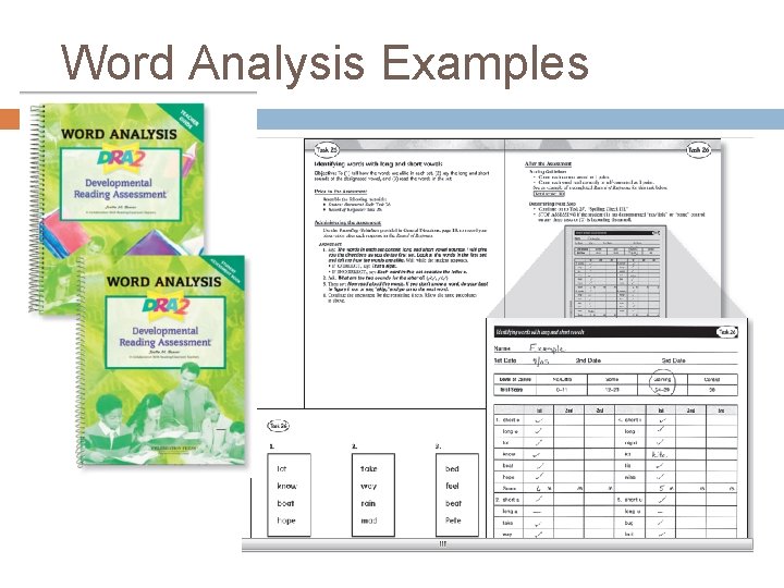 Word Analysis Examples 