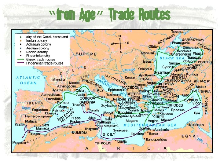 “Iron Age” Trade Routes 